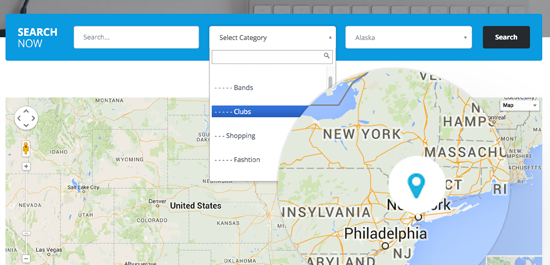 map filter