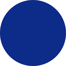 icon cham tron cobalt blue